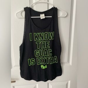 PINK black muscle t-shirt